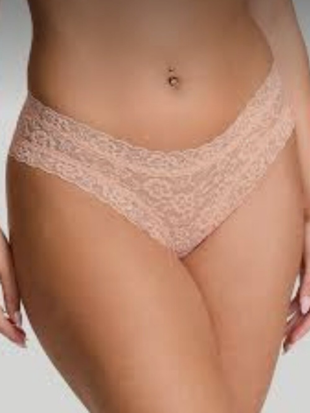 Victoria's Secret Very Sexy Lacie Strappy Back Cheeky Panty PEACH LARGE
